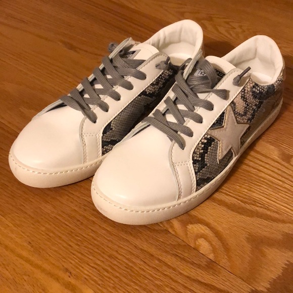 Vintage Havana Shoes - Vintage Havana Bianca Gold Snake Sneakers 9